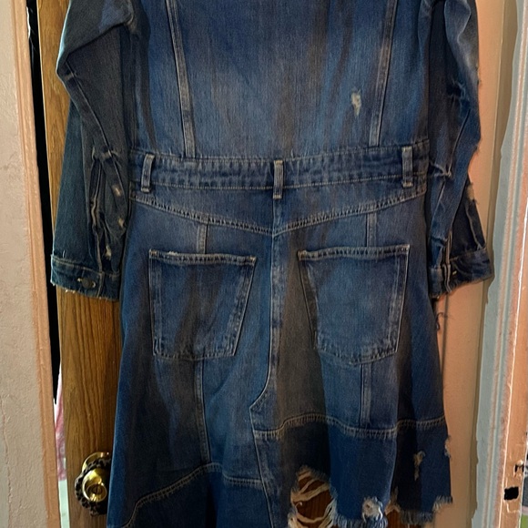 Zara Ripped denim jacket dress - Picture 11 of 11